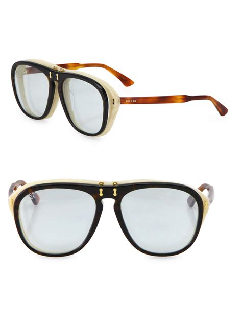 gucci flip up sunglasses|Gucci sunglasses discount.